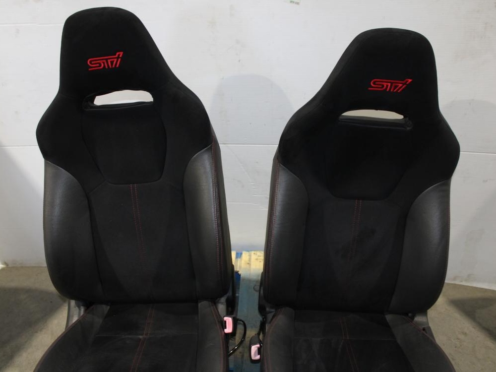 Sièges JDM pour Subaru WRX STI 2008-2014, Avec Couture Rouge, Sièges Avant STI: Image 2