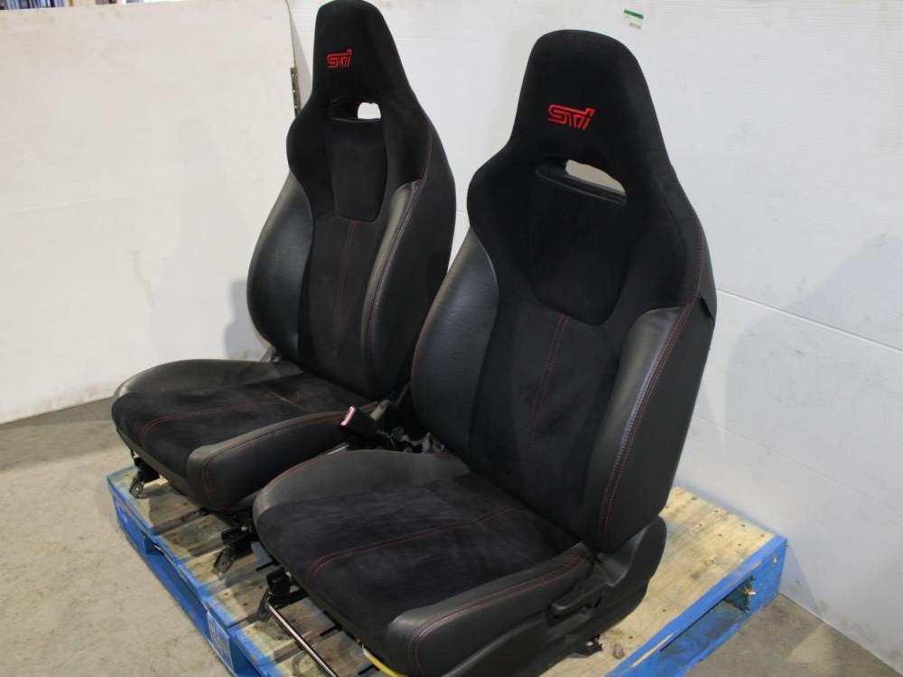 Sièges JDM pour Subaru WRX STI 2008-2014, Avec Couture Rouge, Sièges Avant STI: Image 4