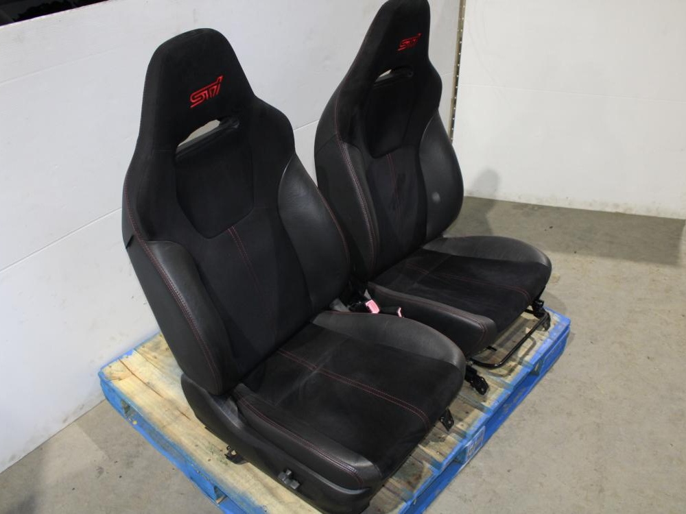 Sièges JDM pour Subaru WRX STI 2008-2014, Avec Couture Rouge, Sièges Avant STI: Image 3
