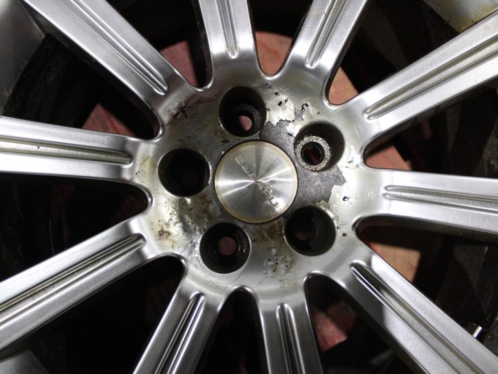 JDM Subaru Forester STI SG9 Wheels Rims Tires 5x100 18x7.5 +48 Offset: Image 15