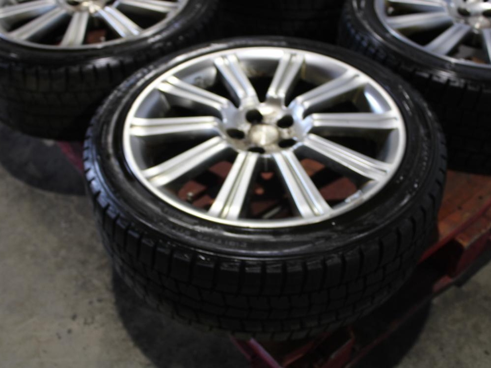 JDM Subaru Forester STI SG9 Wheels Rims Tires 5x100 18x7.5 +48 Offset: Image 1