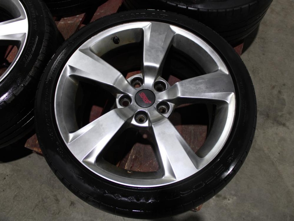 Subaru JDM Version 10 WRX STI 5x114.3 +55 18x8.5 5-Spoke Wheels Summer tires Sports Max: Image 10