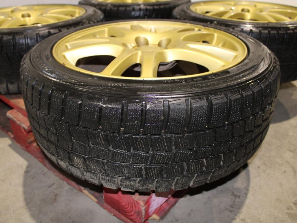 JDM Subaru Impreza WRX STi V7 Wheels Rims Tires 5x100 17x7.5 + 53 Offset Brembo: Image 12