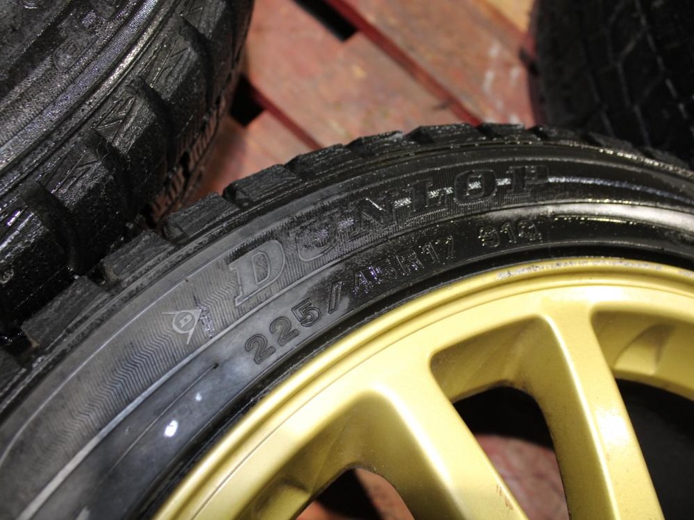 JDM Subaru Impreza WRX STi V7 Wheels Rims Tires 5x100 17x7.5 + 53 Offset Brembo: Image 10