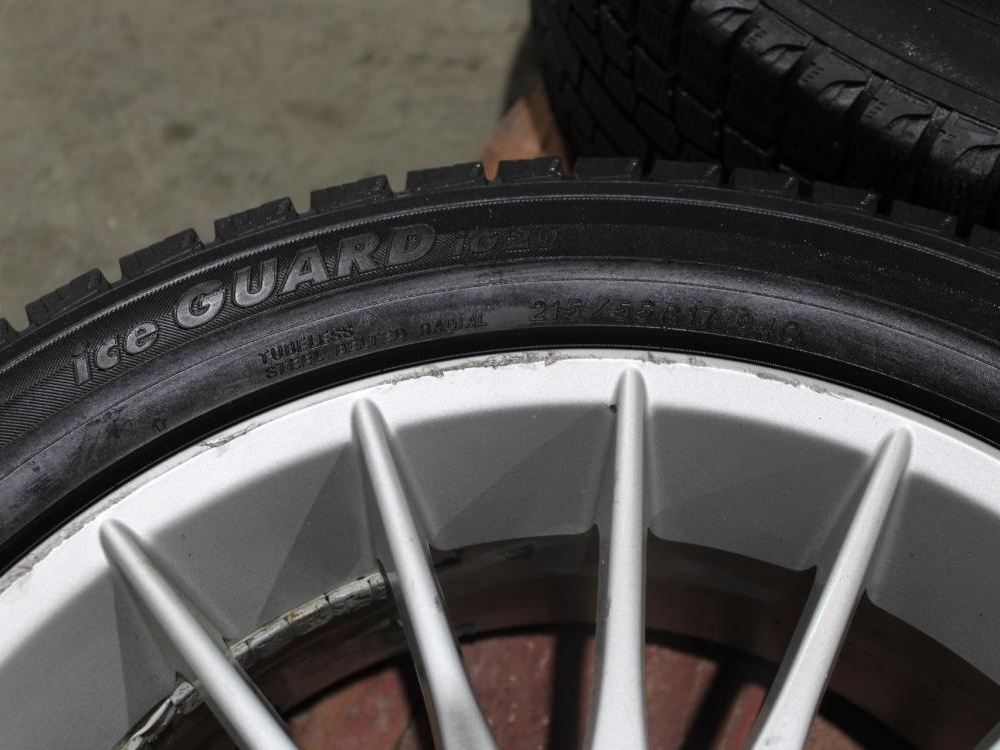 AWA WHEELS 215/55/R17 5X114.3 +35 WINTER TIRES YOKOHAMA: Image 16