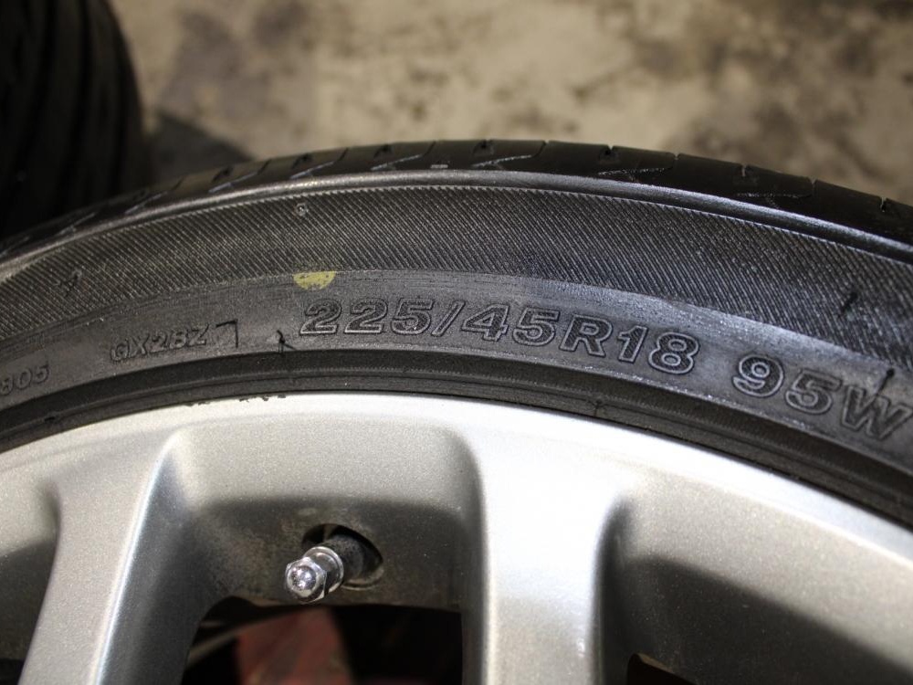 JDM Honda Wheels Rims Tires 5x114.3 18x7 + 55 Offset OEM Japan Genuine honda: Image 7