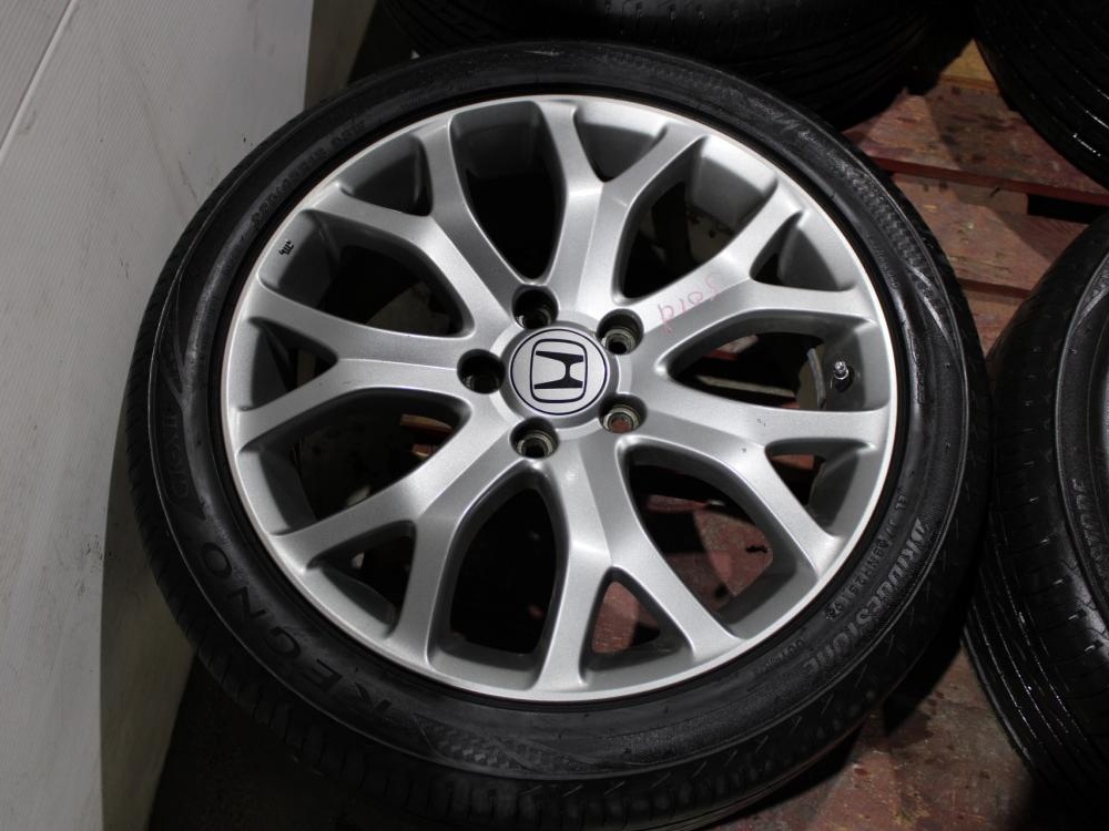 JDM Honda Wheels Rims Tires 5x114.3 18x7 + 55 Offset OEM Japan Genuine honda: Image 12