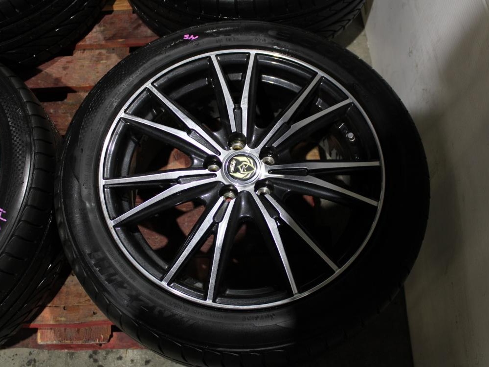 Weds RIZLEY DK Wheels 5X100 +54 215/50/17 Mazzin Tires : Image 4