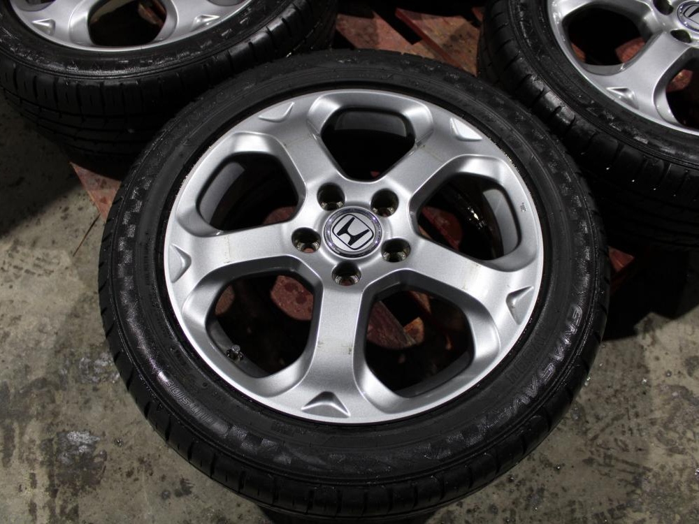 JDM HONDA WHEELS Imported from Japan 5X114.3 205 / 55 R17 17X6J OFFSET +55 Dunlop tires: Image 4