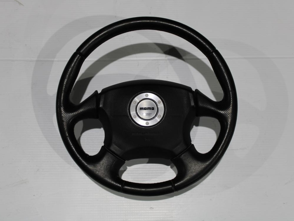 Volant en Cuir MOMO JDM pour Subaru WRX STI v7 2002-2003, GDA GGA Bugeye: Image 3