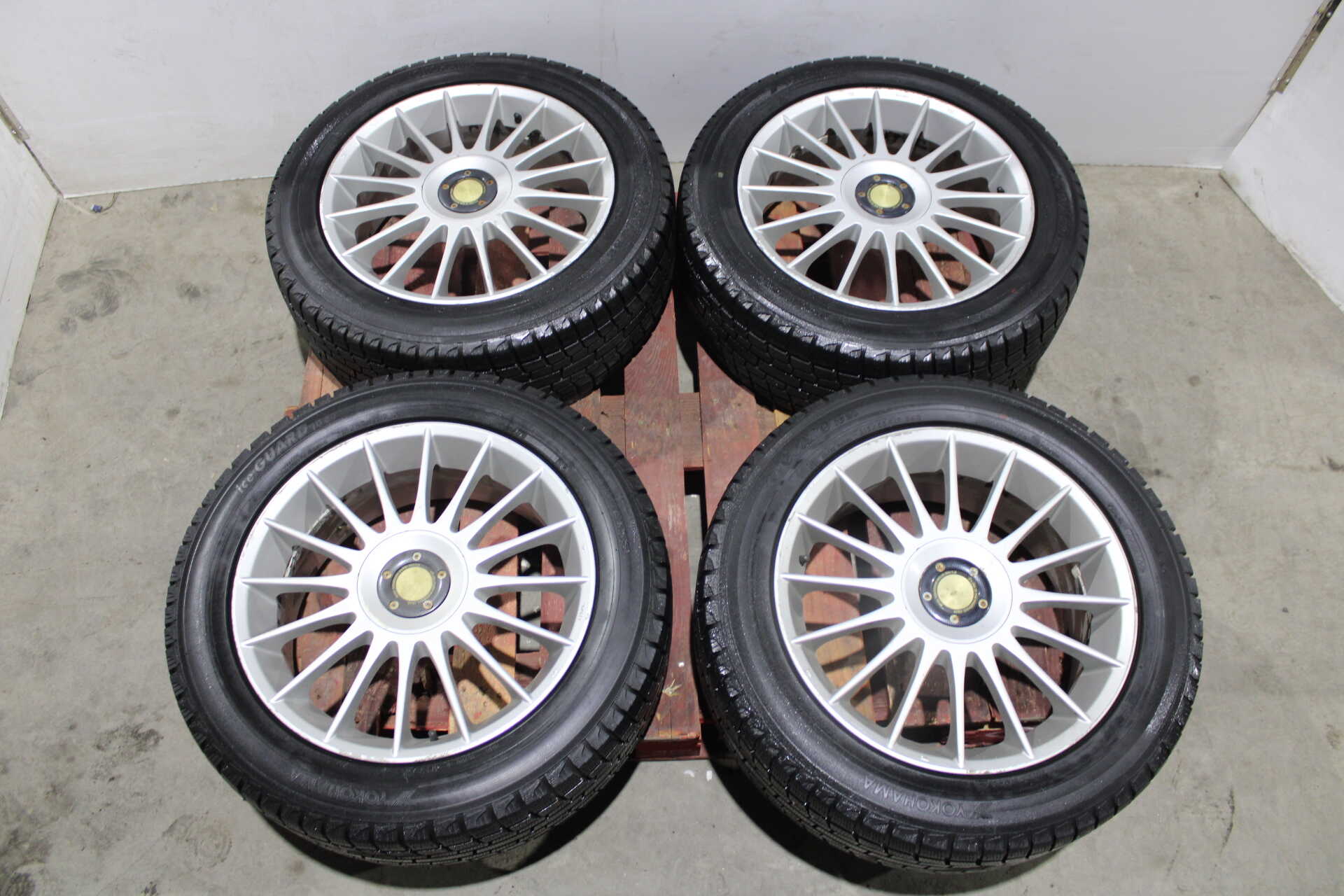 AWA WHEELS 215/55/R17 5X114.3 +35 WINTER TIRES YOKOHAMA
